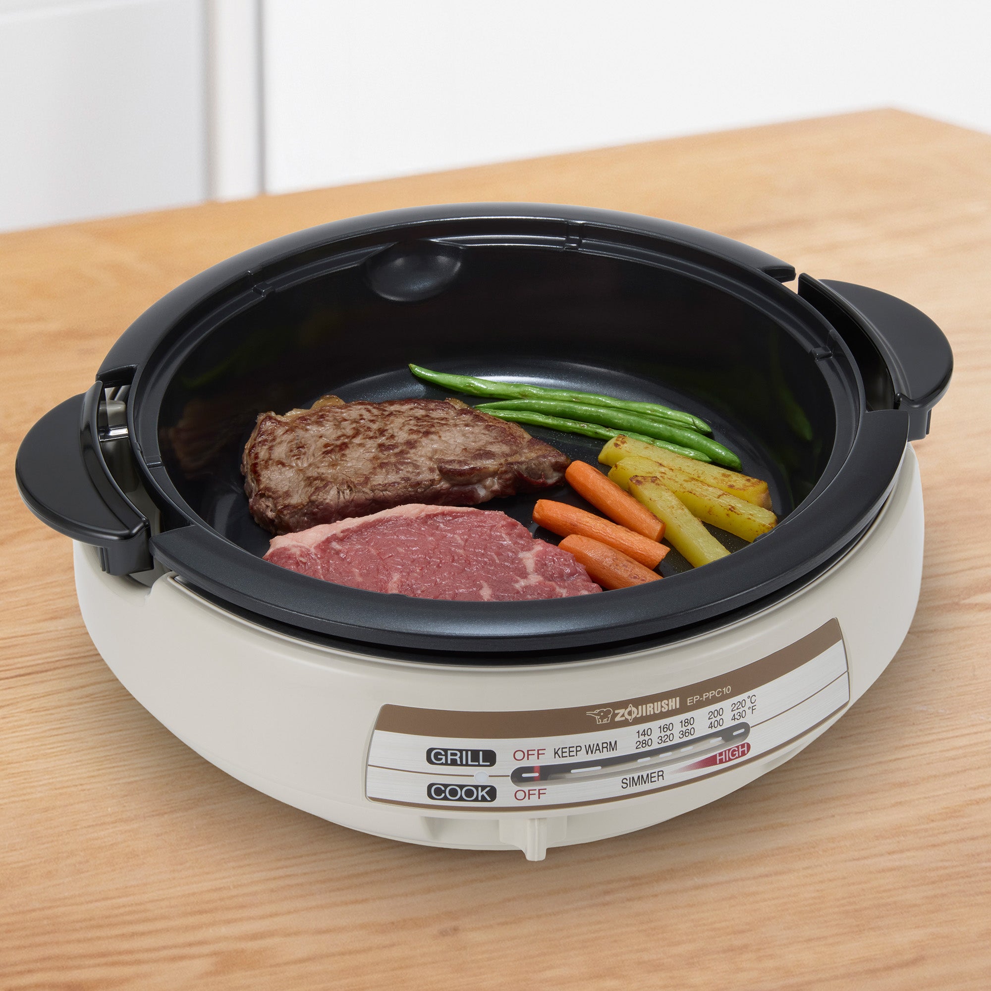 Gourmet d'Expert® Electric Skillet (with Ceramic Nonstick) EP-PPC10 - Image 9