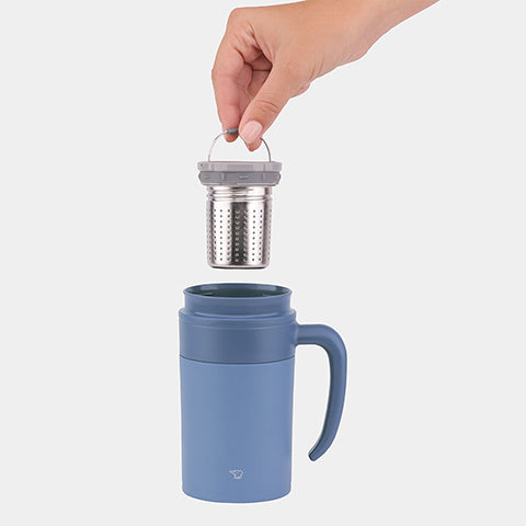 16 oz. Stainless Tea Tumbler with Handle SE-KAE48 - Image 3