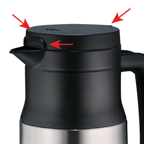 34 oz. Stainless Vacuum Creamer / Dairy Server SH-MAE10 - Image 4