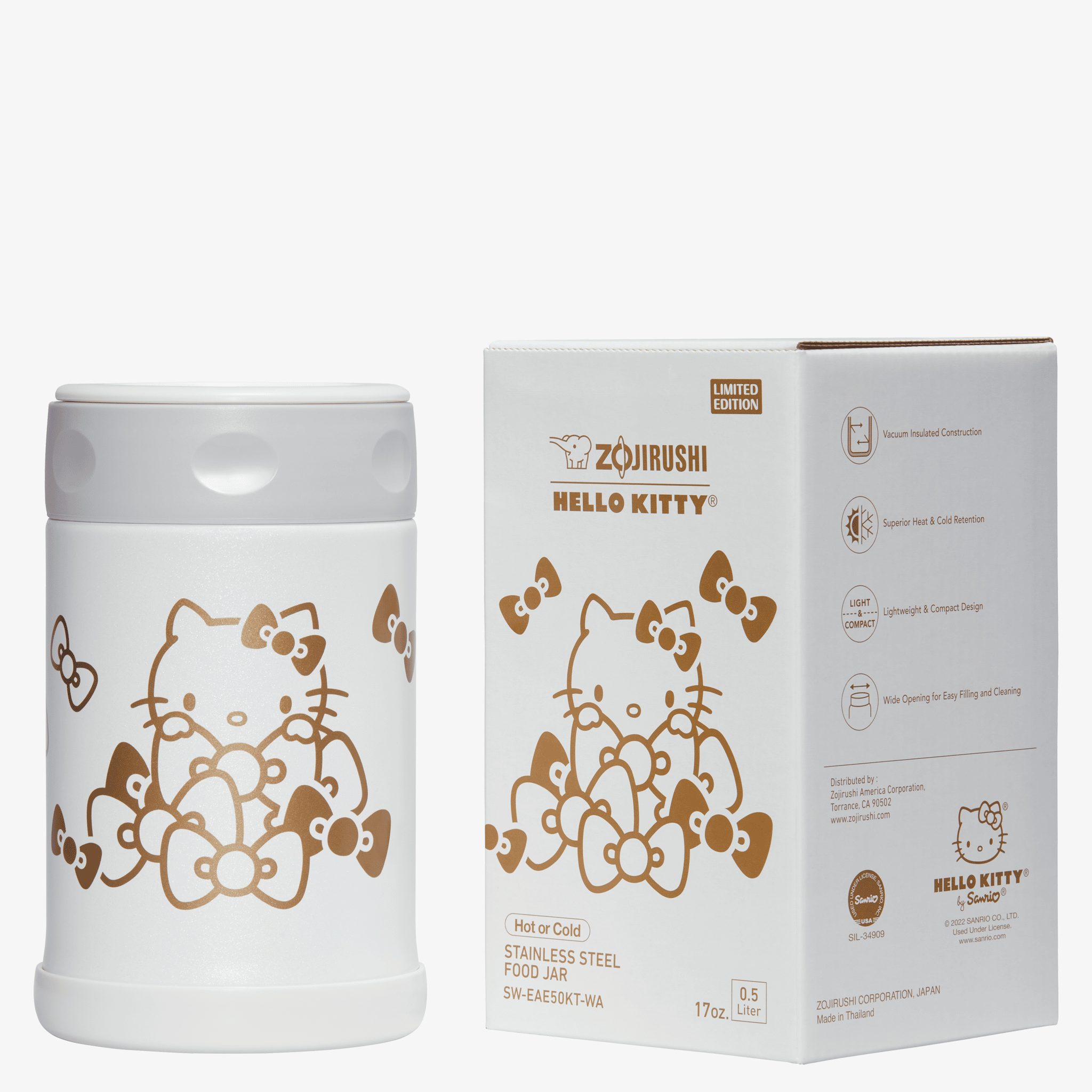 17 oz. ZOJIRUSHI x HELLO KITTY® Stainless Steel Food Jar SW-EAE50KT - Image 7